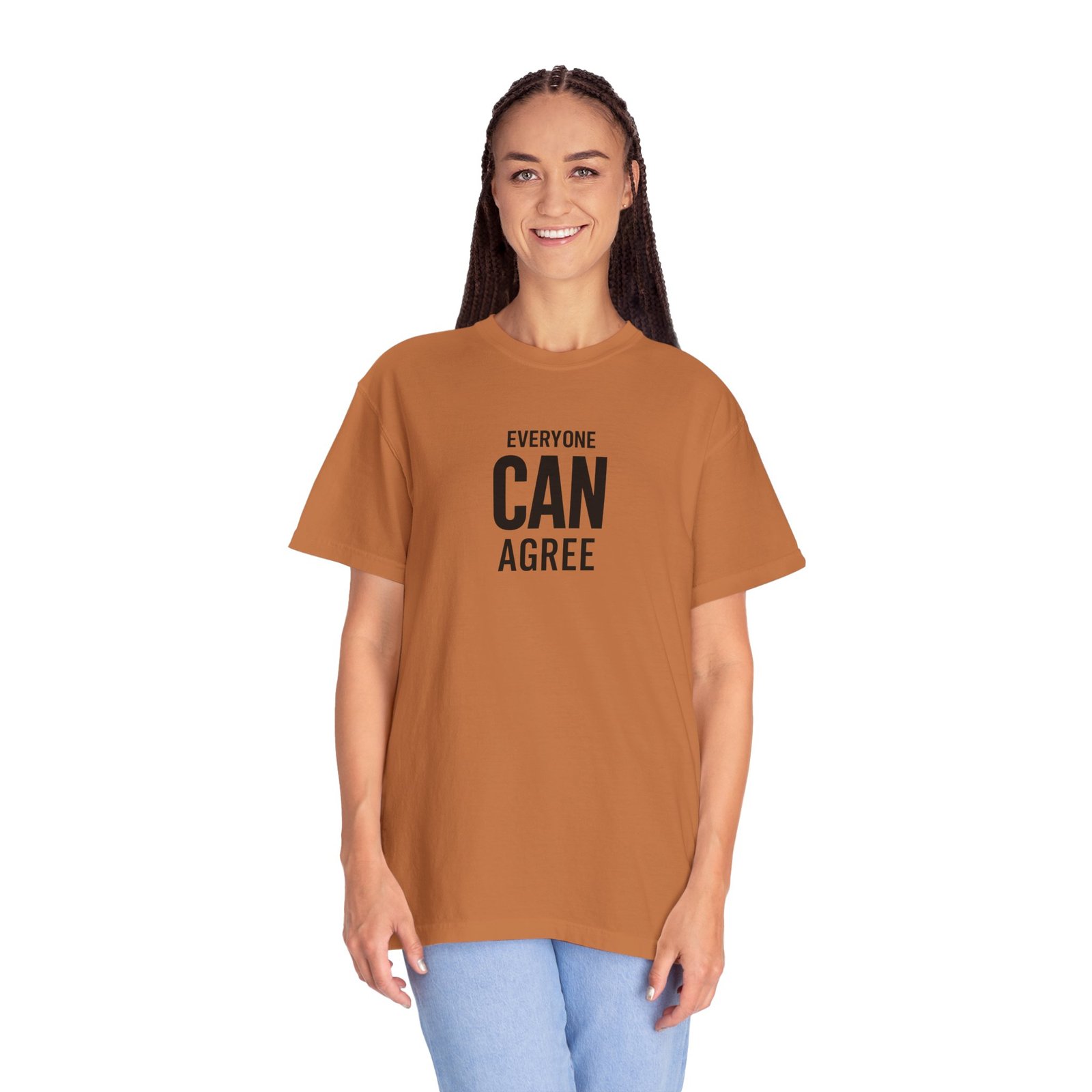 EVERYONE CAN AGREE™on one thing...DUDE'S LOVE BOOBS® Round Badge tee Logo, T-shirt Est. 2025, dad gift, - Image 20