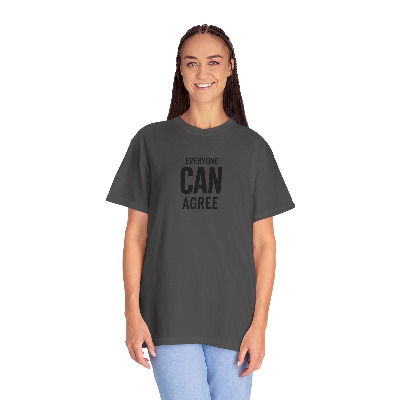 EVERYONE CAN AGREE™on one thing...DUDE'S LOVE BOOBS® Round Badge tee Logo, T-shirt Est. 2025, dad gift, - Image 44