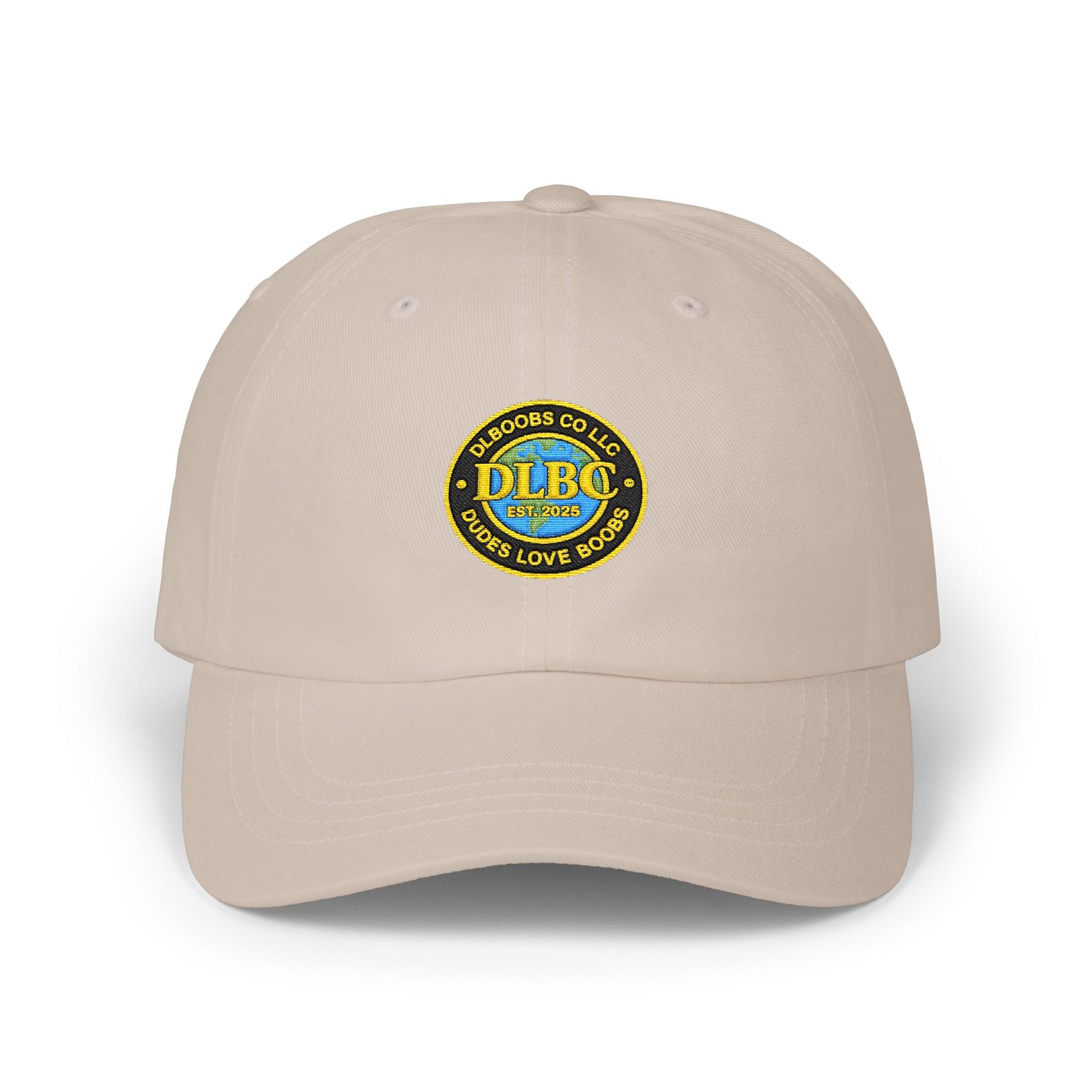 DUDES LOVE BOOBS® Brand Crypto logo with White letters — DLBC™ Embroidered Patch Hat Novelty Dad gift - Image 10