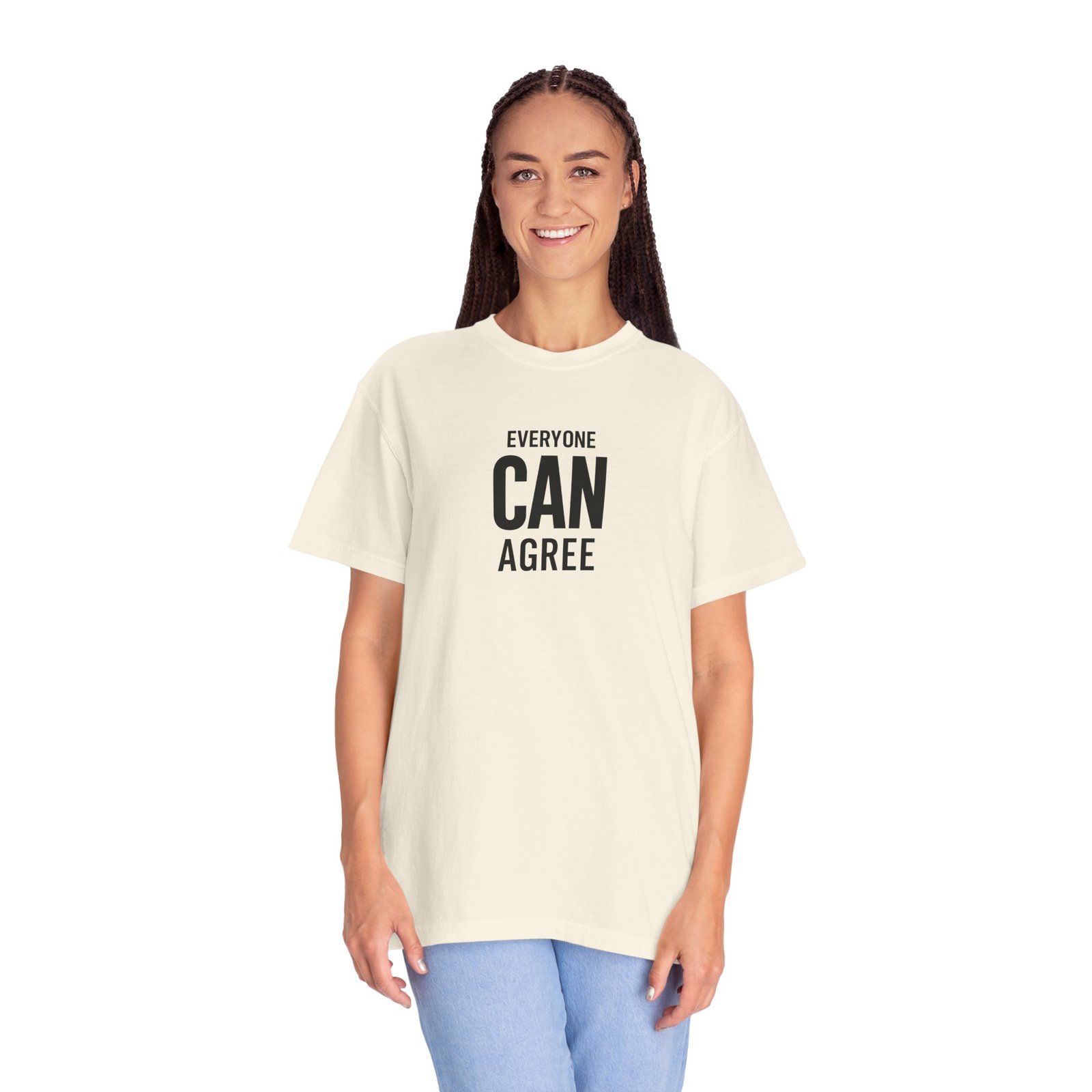 EVERYONE CAN AGREE™on one thing...DUDE'S LOVE BOOBS® Round Badge tee Logo, T-shirt Est. 2025, dad gift, - Image 12