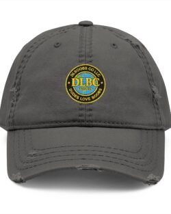 DLBC&trade; Official Crypto Logo &mdash; Embroidered Dad Hat &mdash; DLBC Retro Patch Baseball Cap