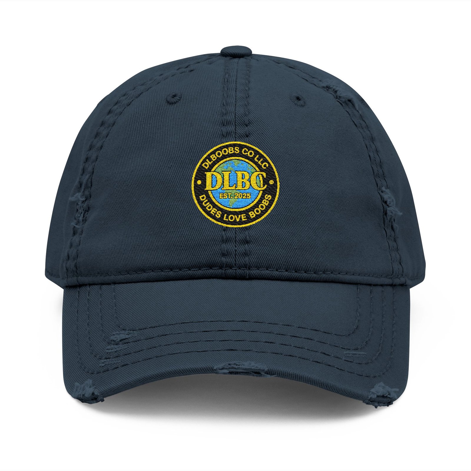DLBC™ Official Crypto Logo — Embroidered Dad Hat — DLBC Retro Patch Baseball Cap - Image 13
