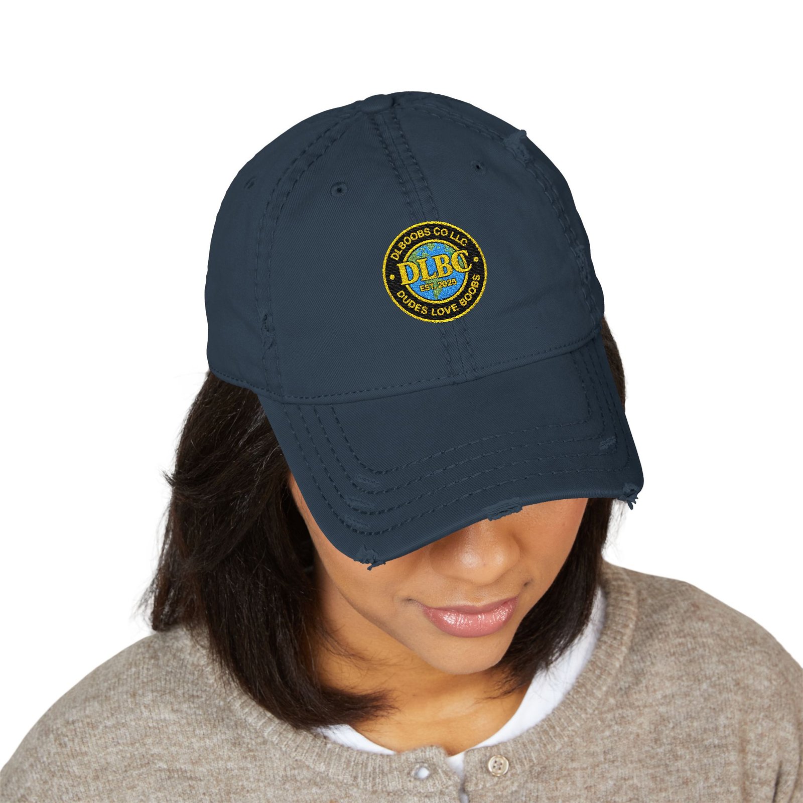 DLBC™ Official Crypto Logo — Embroidered Dad Hat — DLBC Retro Patch Baseball Cap - Image 15