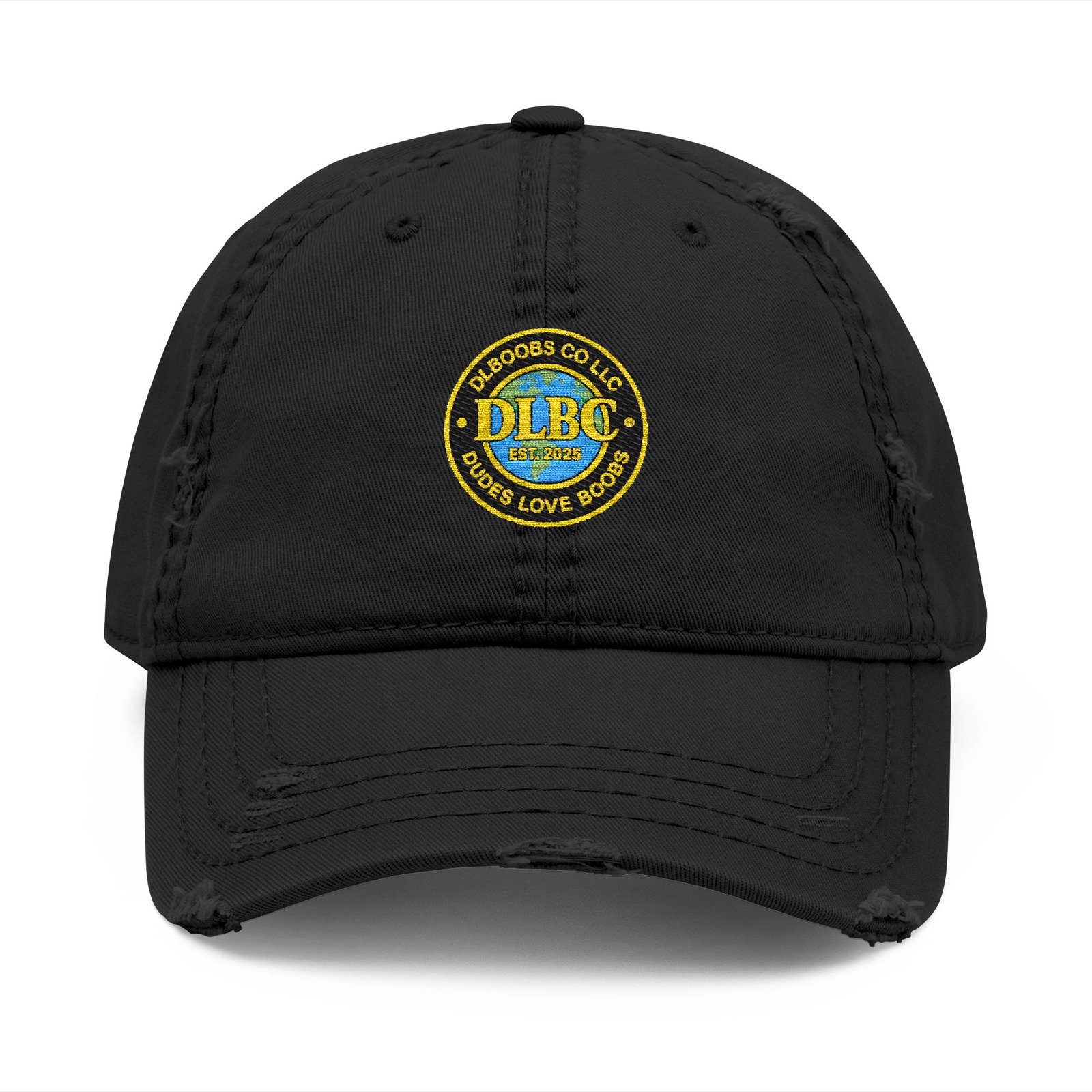 DLBC™ Official Crypto Logo — Embroidered Dad Hat — DLBC Retro Patch Baseball Cap - Image 5