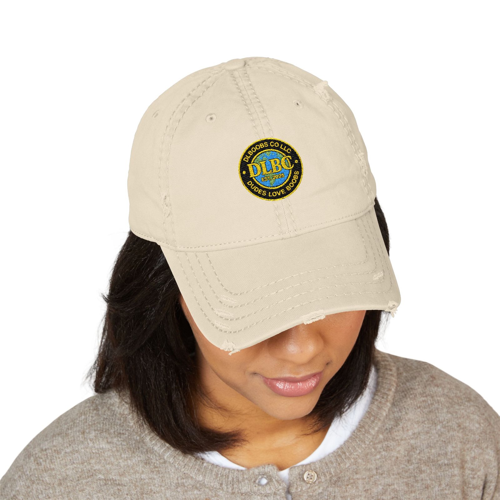DLBC™ Official Crypto Logo — Embroidered Dad Hat — DLBC Retro Patch Baseball Cap - Image 11