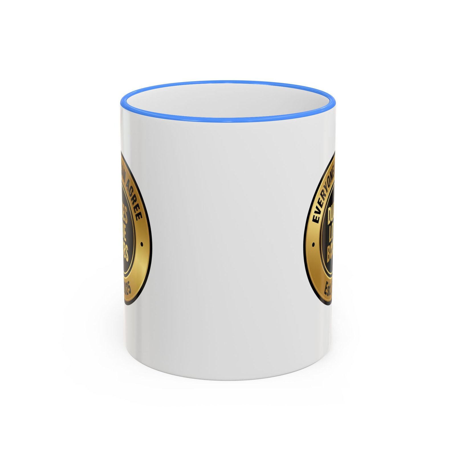 DLBC™ Official Logo Coffee Mug — Double Sided Ceramic Accent Mug (11oz) - Image 17