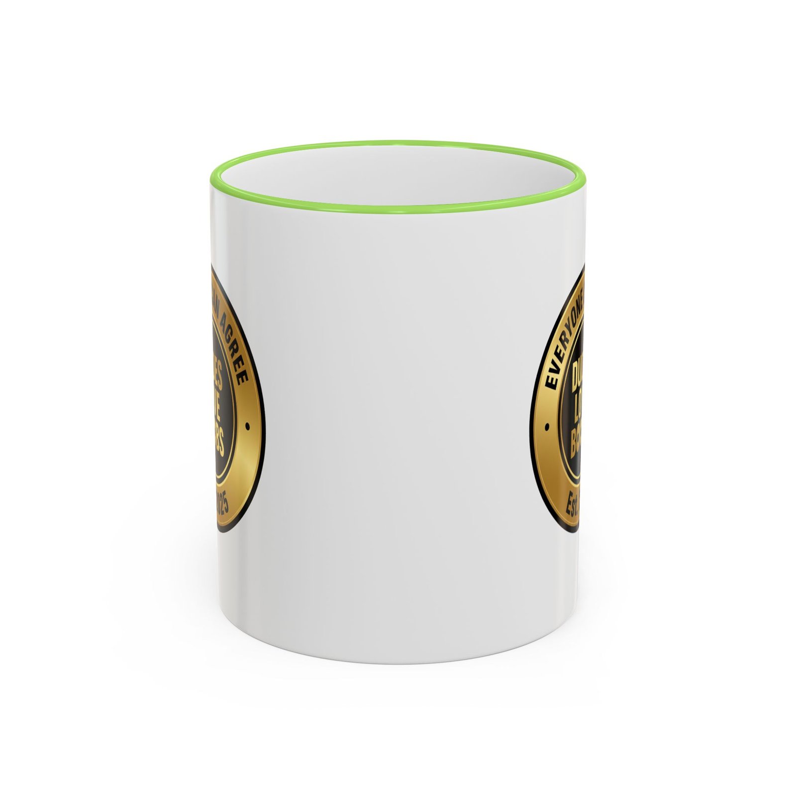 DLBC™ Official Logo Coffee Mug — Double Sided Ceramic Accent Mug (11oz) - Image 21
