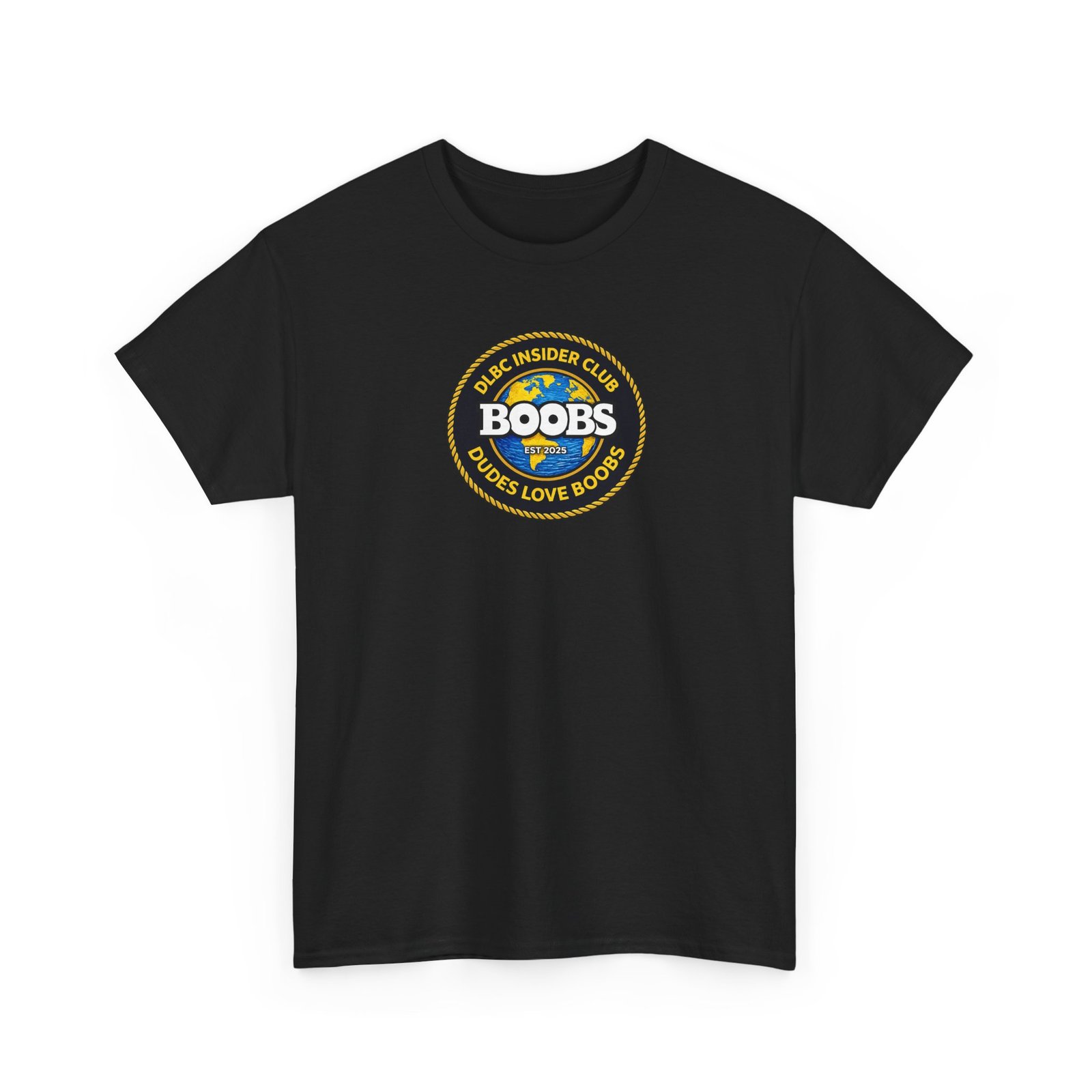 BOOBS Founder Club Unisex Heavy Cotton Tee —DLBC™ Official Insider Tee - Image 3