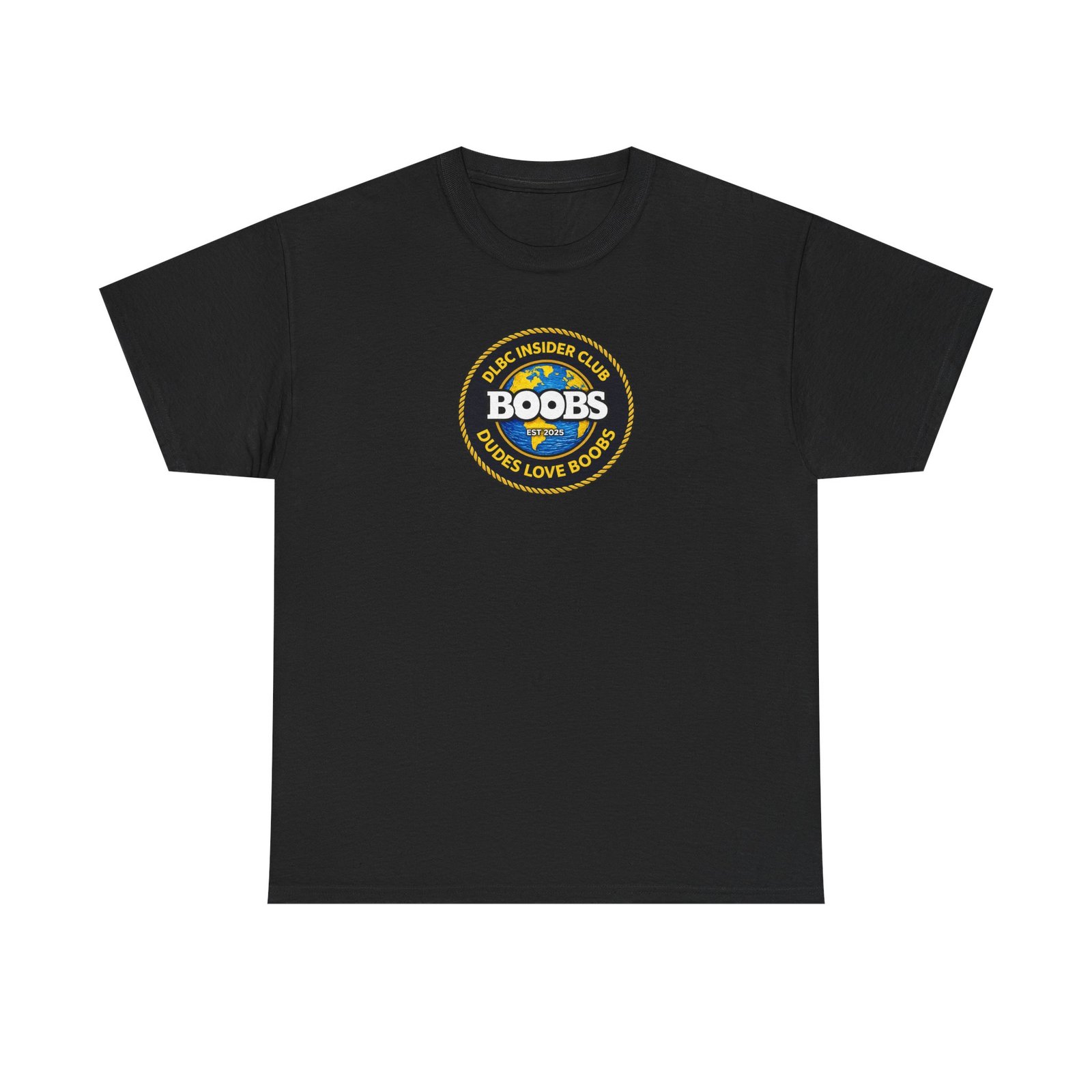 BOOBS Founder Club Unisex Heavy Cotton Tee —DLBC™ Official Insider Tee