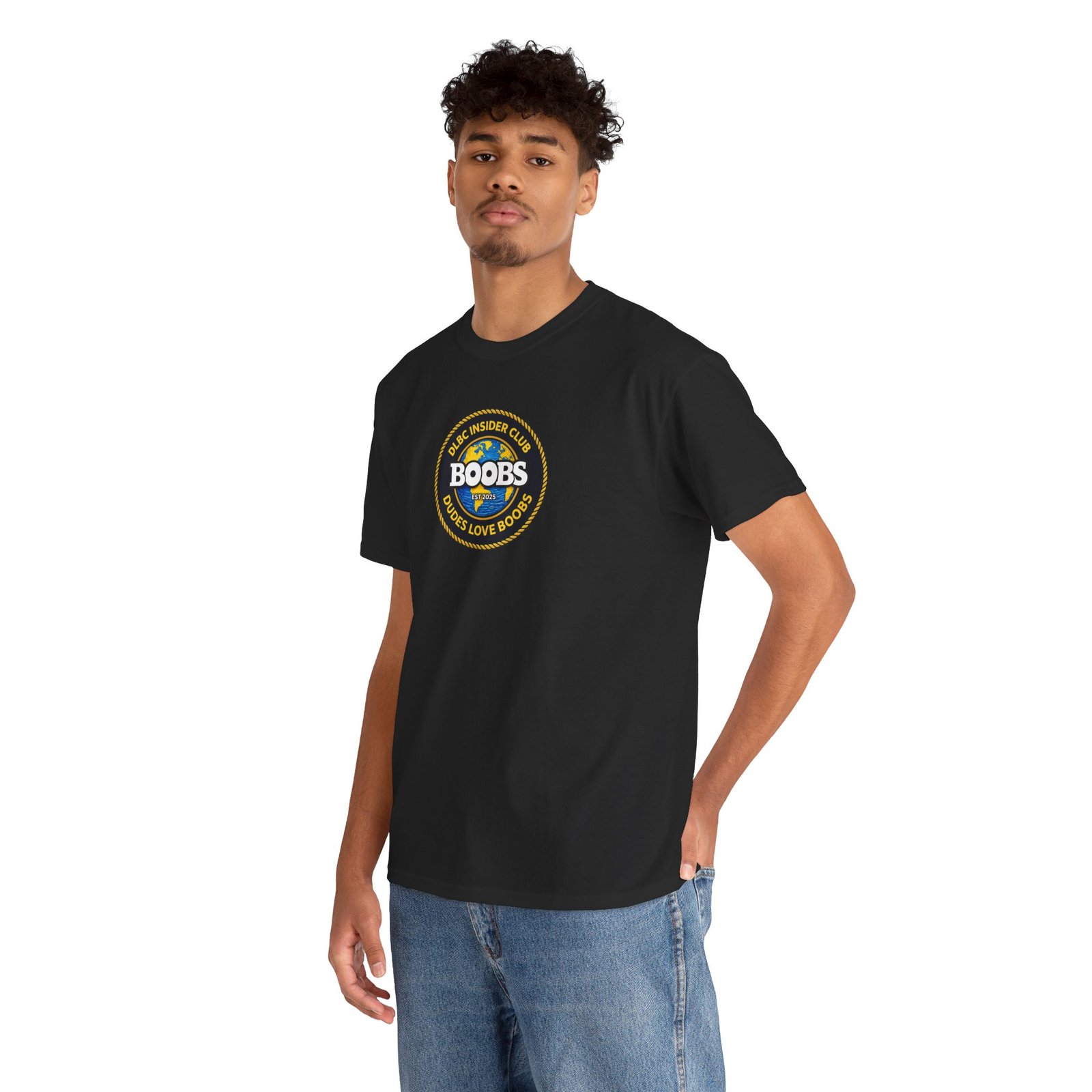 BOOBS Founder Club Unisex Heavy Cotton Tee —DLBC™ Official Insider Tee - Image 5